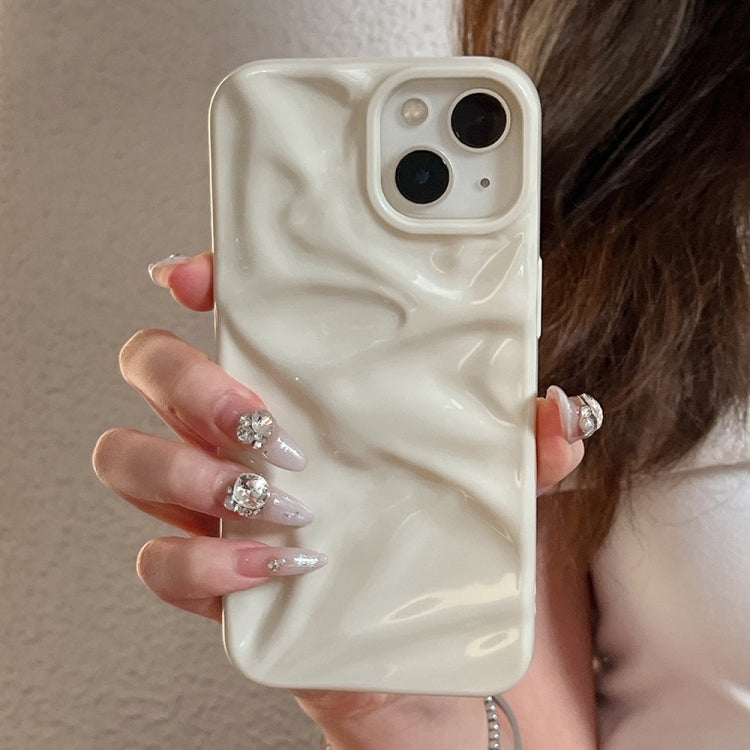 For iPhone 14 Plus Water Ripple Electroplating Paint TPU Phone Case