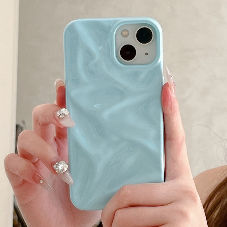 For iPhone 14 Water Ripple Electroplating Paint TPU Phone Case
