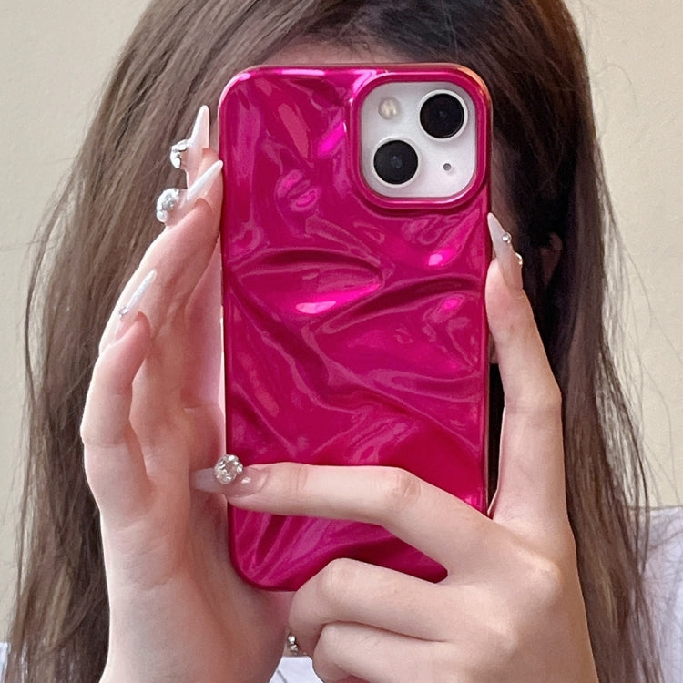For iPhone 14 Water Ripple Electroplating Paint TPU Phone Case