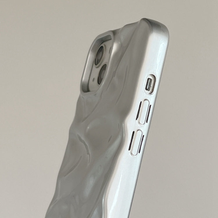 For iPhone 14 Water Ripple Electroplating Paint TPU Phone Case