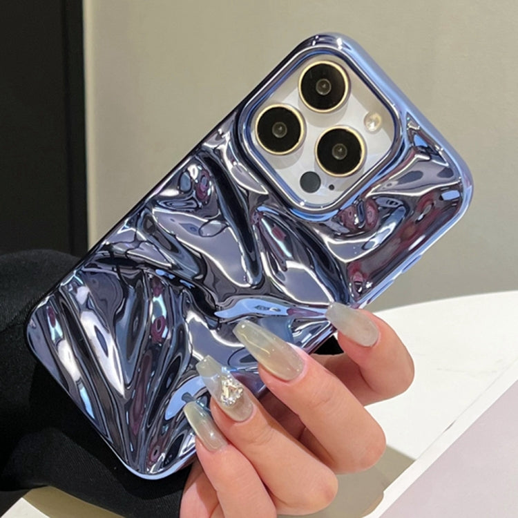 For iPhone 14 Pro Water Ripple Electroplating Paint TPU Phone Case