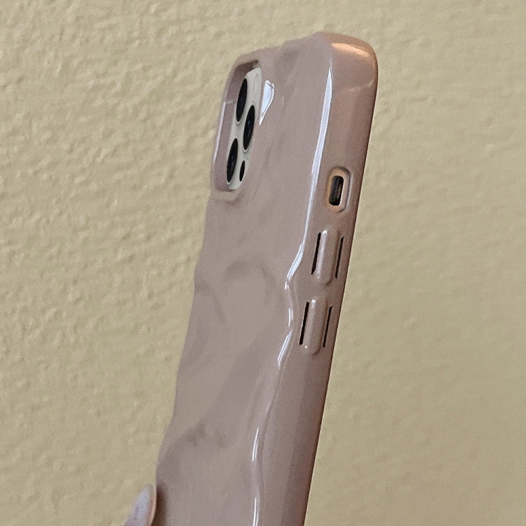 For iPhone 14 Pro Max Water Ripple Electroplating Paint TPU Phone Case