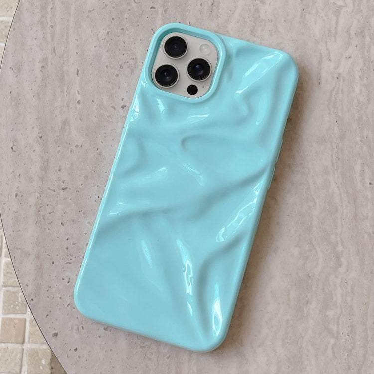 For iPhone 14 Pro Max Water Ripple Electroplating Paint TPU Phone Case