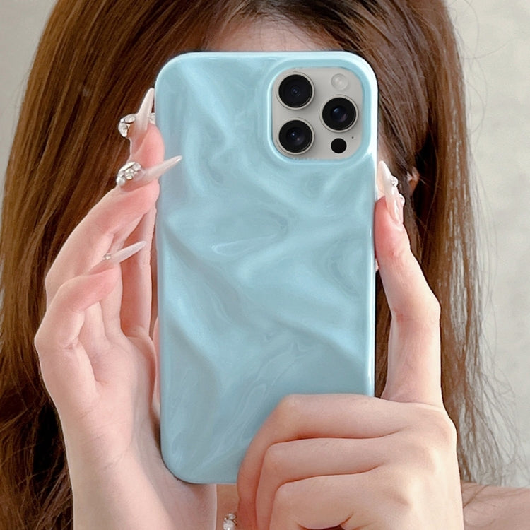 For iPhone 13 Pro Max Water Ripple Electroplating Paint TPU Phone Case