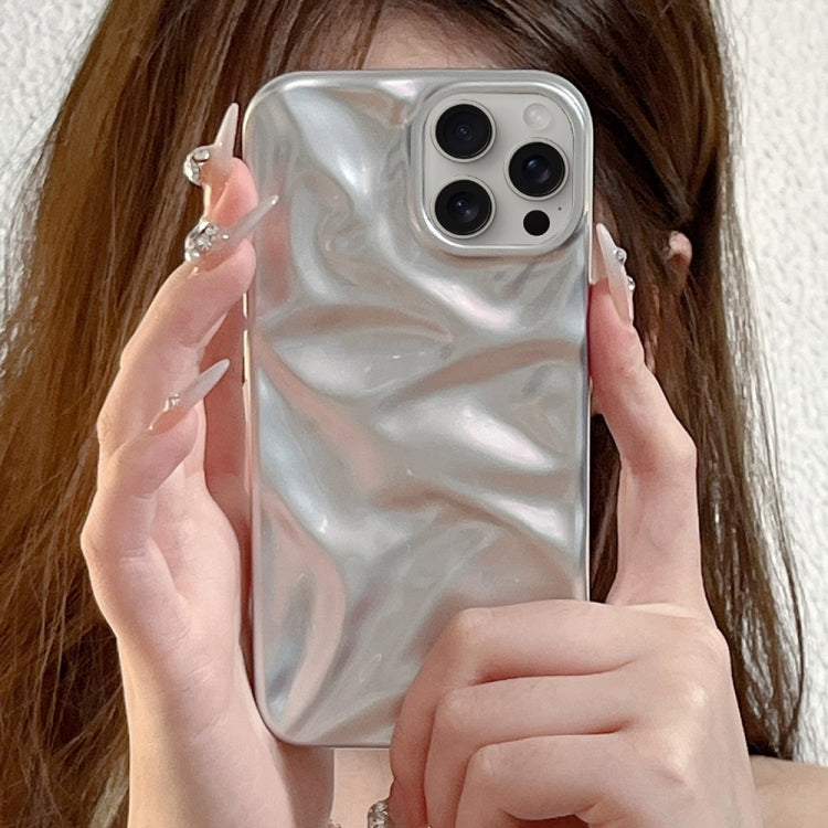 For iPhone 13 Pro Max Water Ripple Electroplating Paint TPU Phone Case