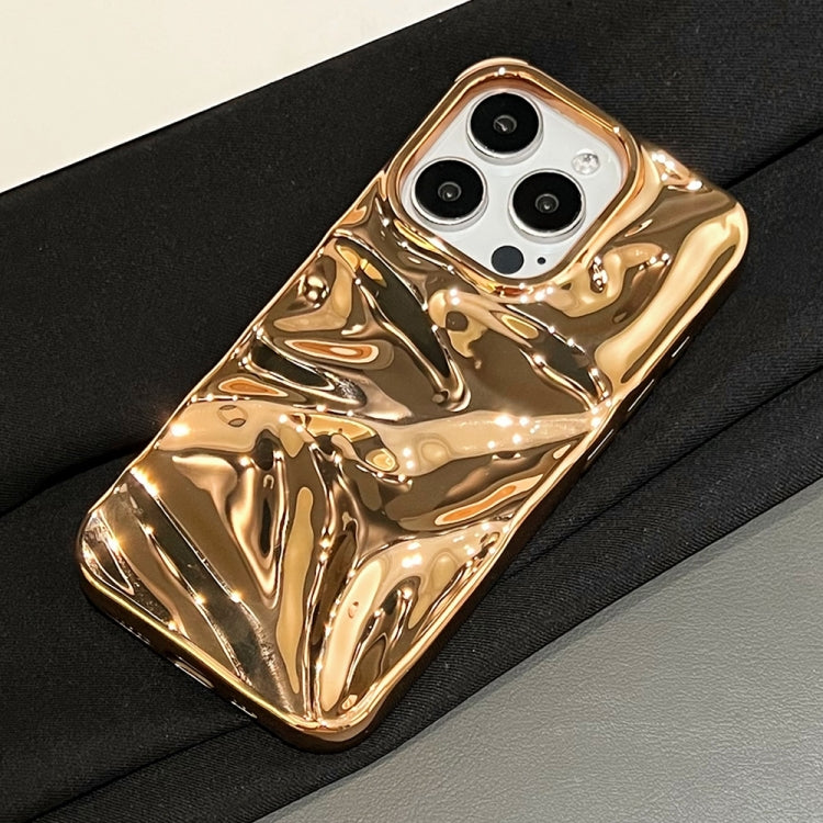 For iPhone 13 Pro Water Ripple Electroplating Paint TPU Phone Case