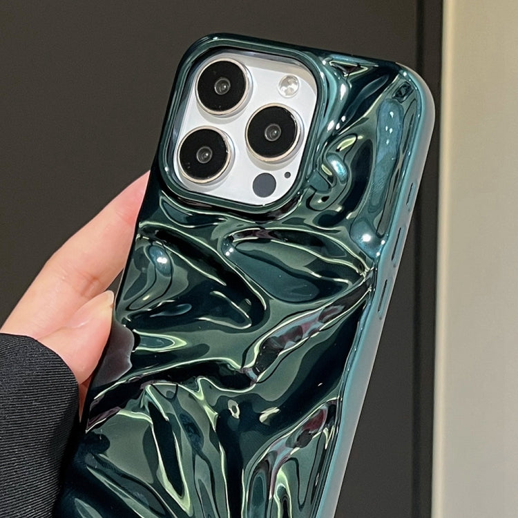 For iPhone 13 Pro Water Ripple Electroplating Paint TPU Phone Case