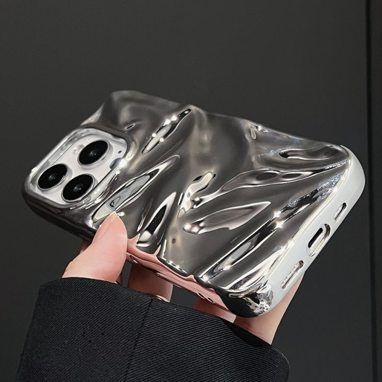 For iPhone 13 Pro Water Ripple Electroplating Paint TPU Phone Case