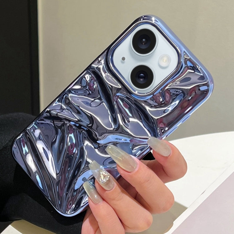 For iPhone 13 Water Ripple Electroplating Paint TPU Phone Case