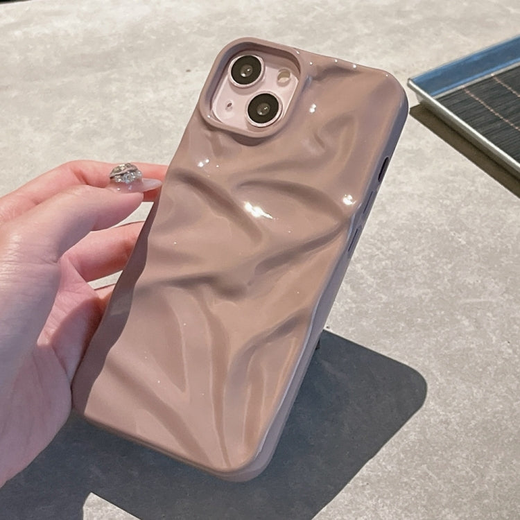 For iPhone 13 Water Ripple Electroplating Paint TPU Phone Case