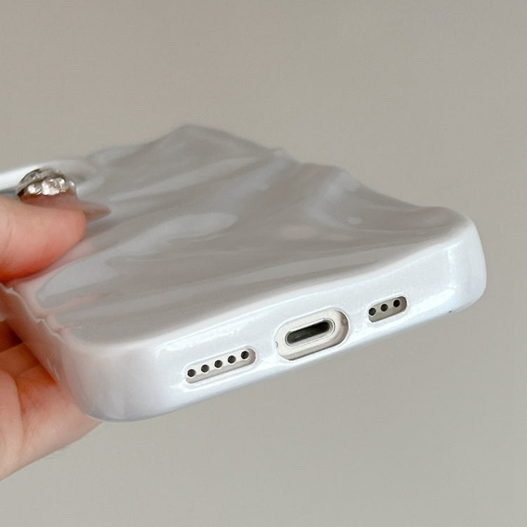 For iPhone 12 Water Ripple Electroplating Paint TPU Phone Case