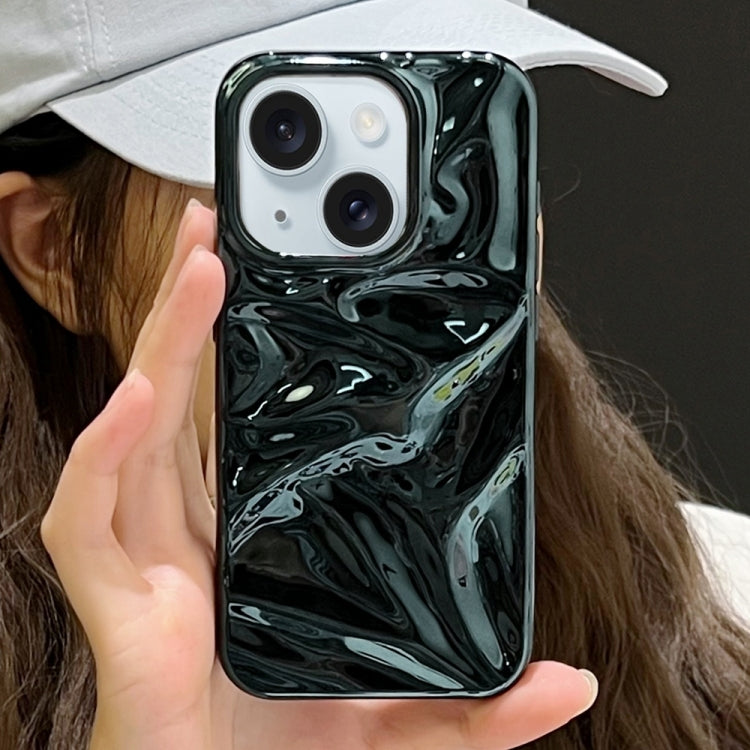 For iPhone 12 Water Ripple Electroplating Paint TPU Phone Case