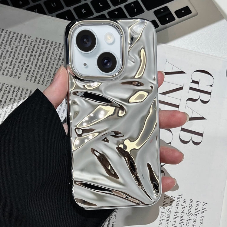 For iPhone 12 Water Ripple Electroplating Paint TPU Phone Case