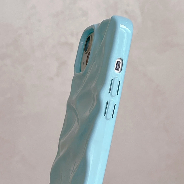 For iPhone 12 Water Ripple Electroplating Paint TPU Phone Case