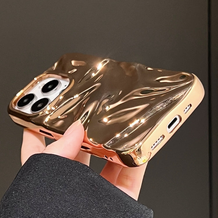 For iPhone 12 Pro Max Water Ripple Electroplating Paint TPU Phone Case