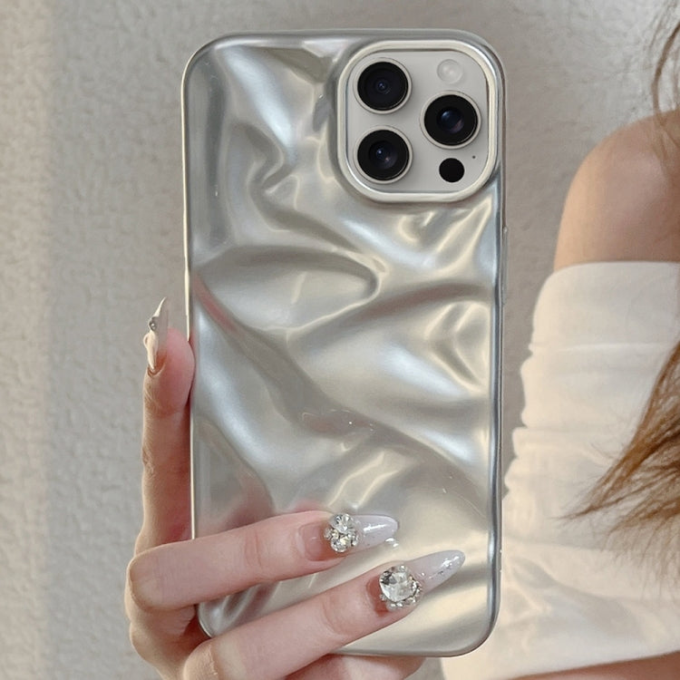 For iPhone 12 Pro Water Ripple Electroplating Paint TPU Phone Case