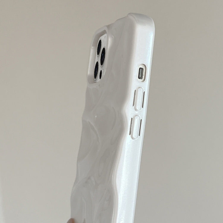 For iPhone 16 Pro Max Water Ripple Electroplating Paint TPU Phone Case