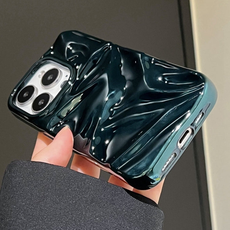 For iPhone 16 Pro Max Water Ripple Electroplating Paint TPU Phone Case