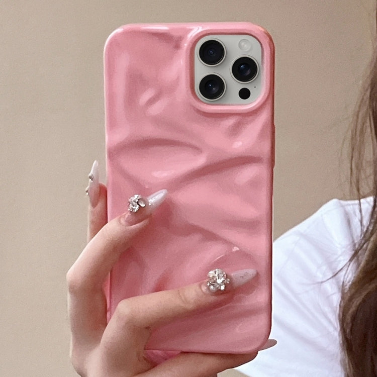 For iPhone 16 Pro Water Ripple Electroplating Paint TPU Phone Case