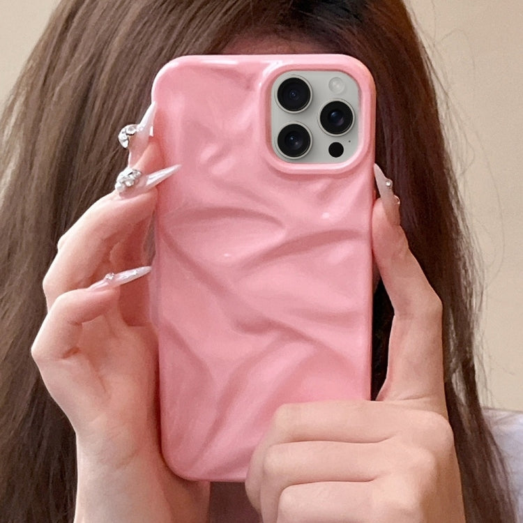 For iPhone 16 Pro Water Ripple Electroplating Paint TPU Phone Case