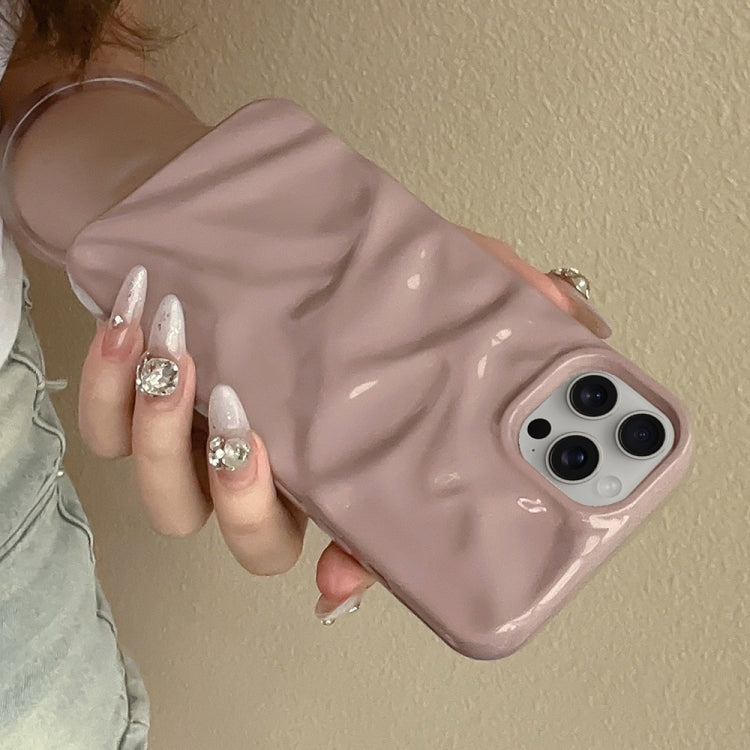 For iPhone 16 Pro Water Ripple Electroplating Paint TPU Phone Case