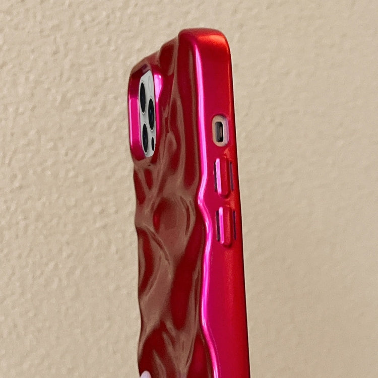 For iPhone 16 Pro Water Ripple Electroplating Paint TPU Phone Case
