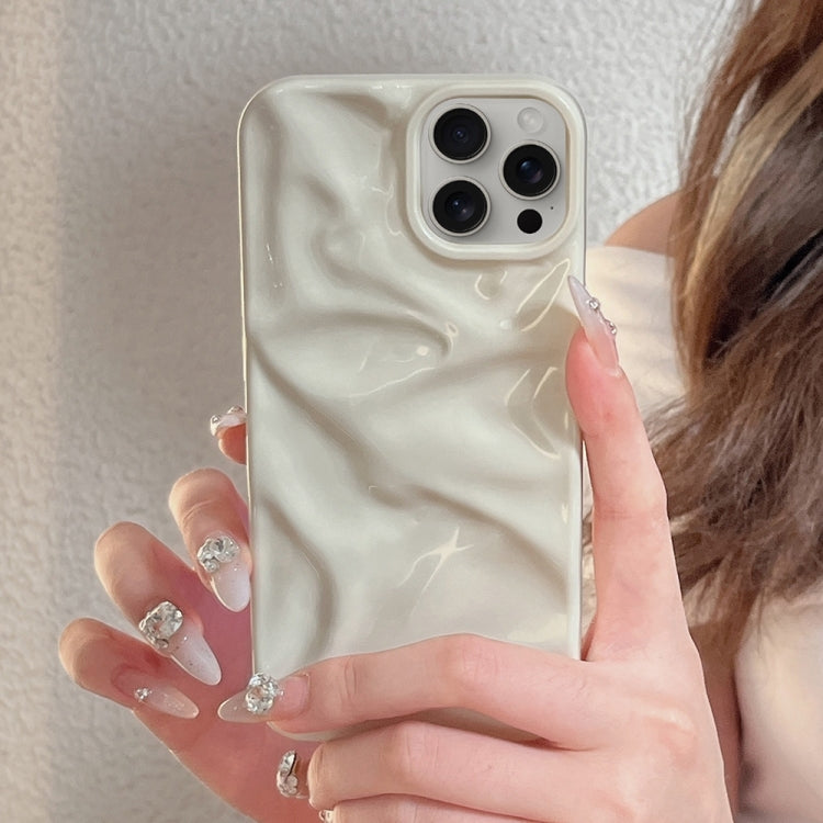 For iPhone 16 Plus Water Ripple Electroplating Paint TPU Phone Case