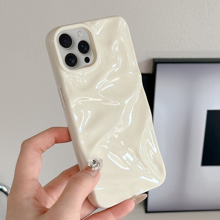 For iPhone 16 Plus Water Ripple Electroplating Paint TPU Phone Case