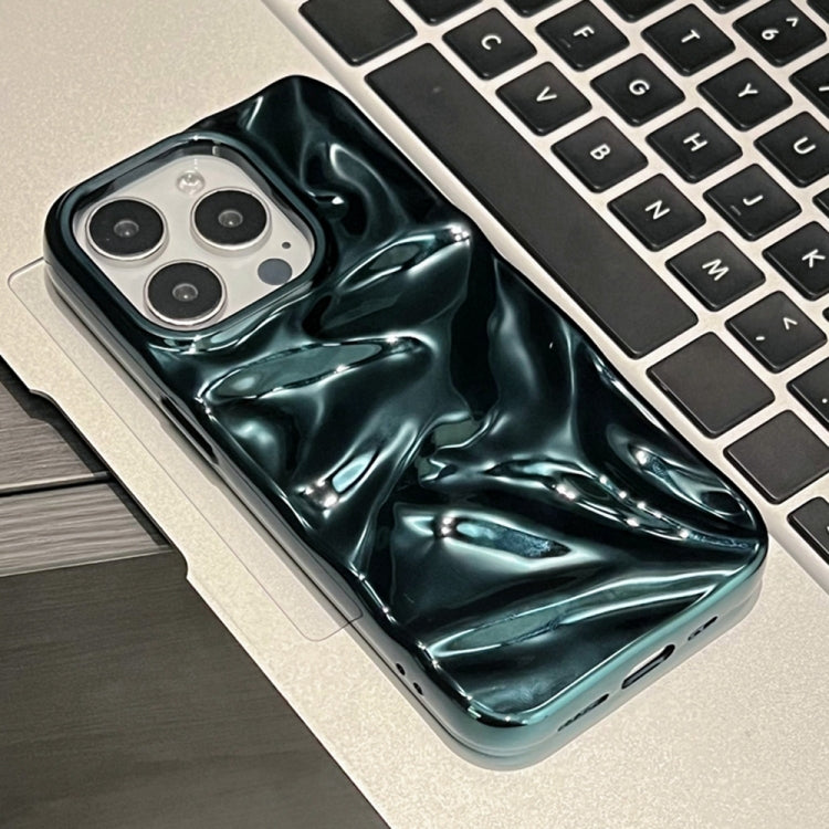 For iPhone 16 Water Ripple Electroplating Paint TPU Phone Case
