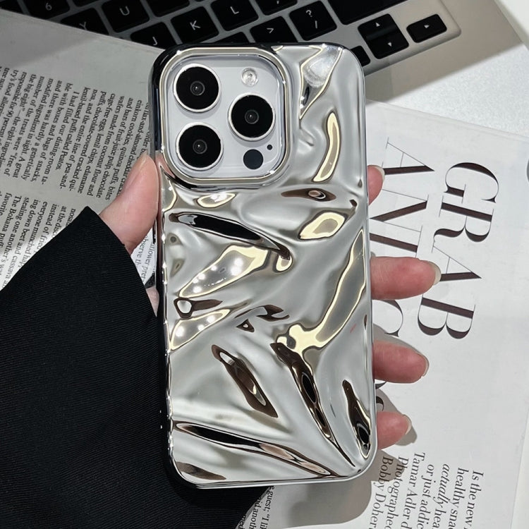 For iPhone 16 Water Ripple Electroplating Paint TPU Phone Case