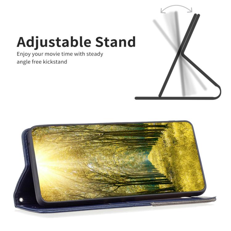 For Redmi Note 14 Pro 4G Rhombus Texture Magnetic Leather Phone Case