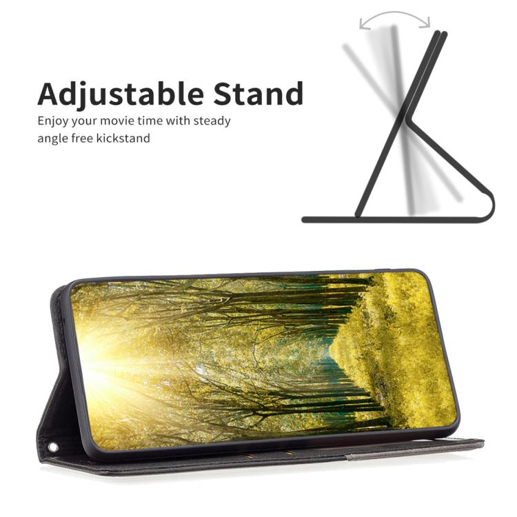 For Redmi A5 4G 171.7mm Rhombus Texture Magnetic Leather Phone Case