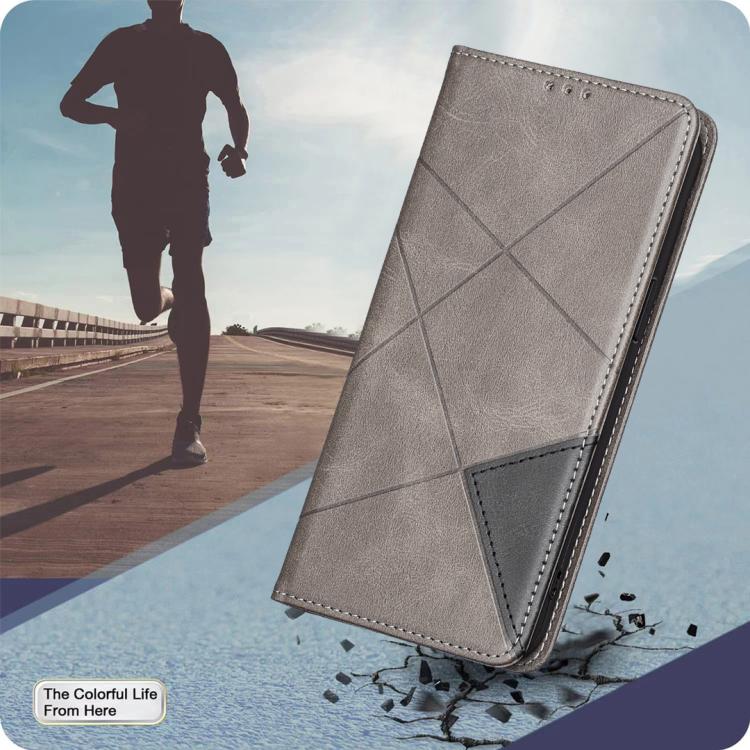 For Redmi K80 / K80 Pro Rhombus Texture Magnetic Leather Phone Case