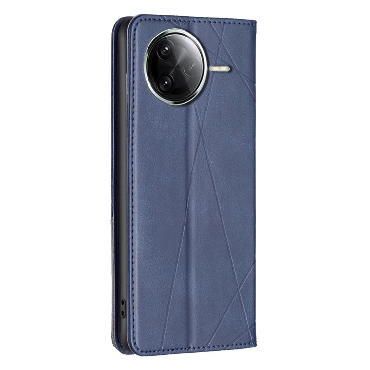 For Redmi K80 / K80 Pro Rhombus Texture Magnetic Leather Phone Case