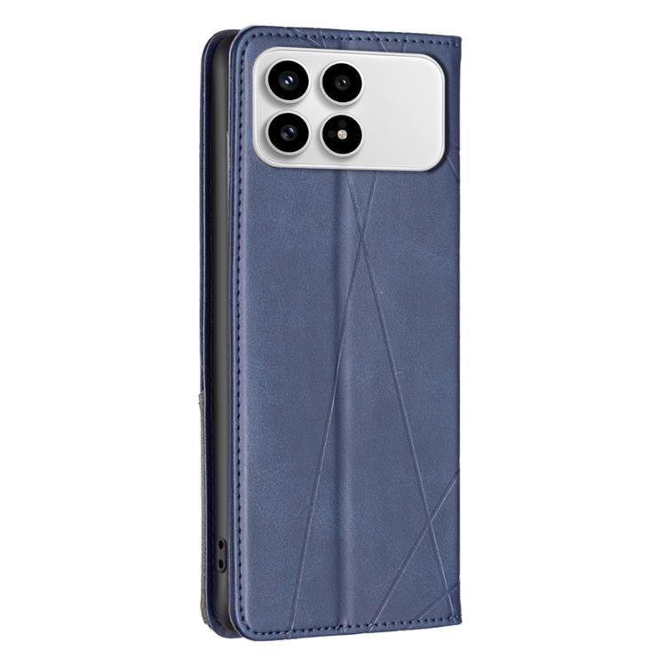 For Redmi K90 / Poco F8 Pro 5G Rhombus Texture Magnetic Leather Phone Case