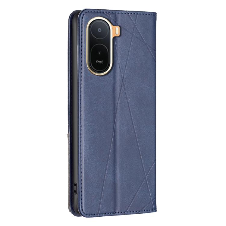For Redmi A7 Pro 171mm / Poco C85x 5G Rhombus Texture Magnetic Leather Phone Case