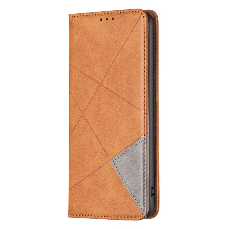 For Redmi 15a 5G Rhombus Texture Magnetic Leather Phone Case
