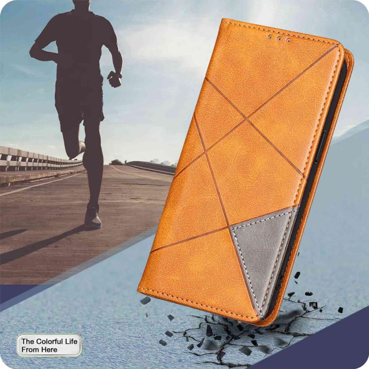 For Redmi 15a 5G Rhombus Texture Magnetic Leather Phone Case