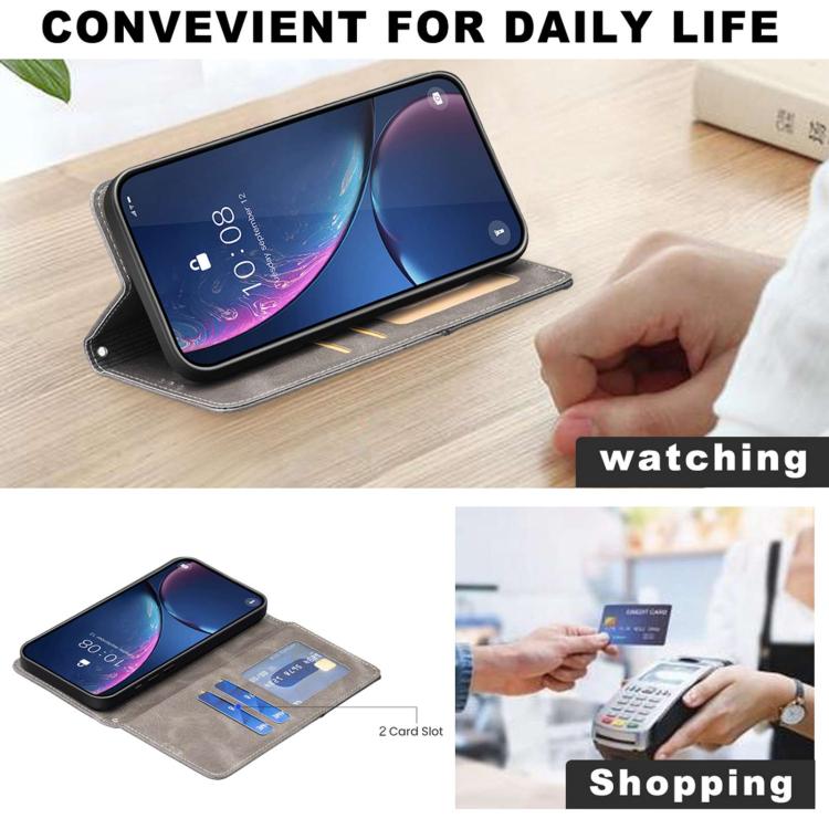 For Redmi 15a 5G Rhombus Texture Magnetic Leather Phone Case