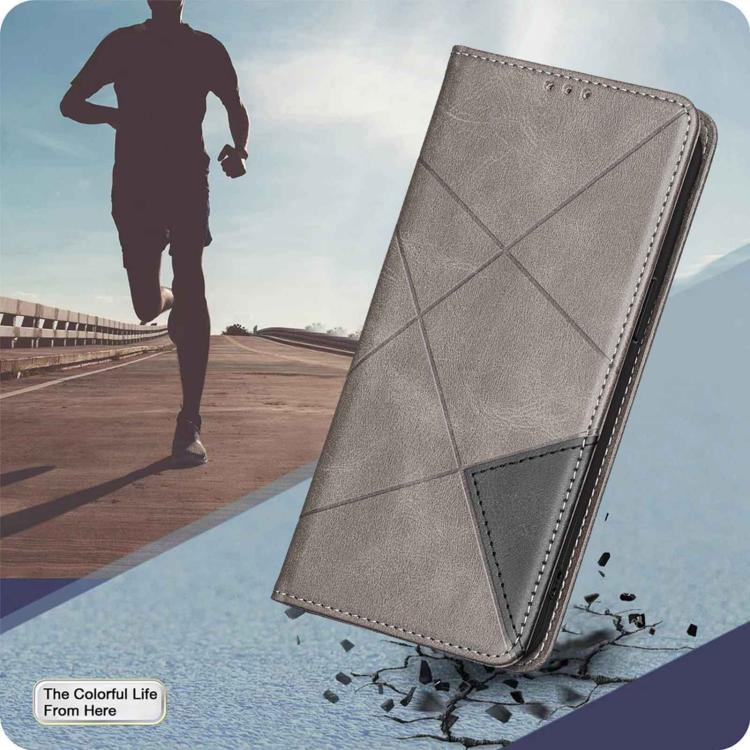 For Redmi 15a 5G Rhombus Texture Magnetic Leather Phone Case