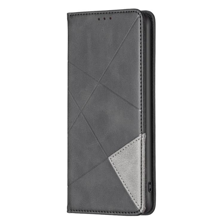 For Redmi 15a 5G Rhombus Texture Magnetic Leather Phone Case