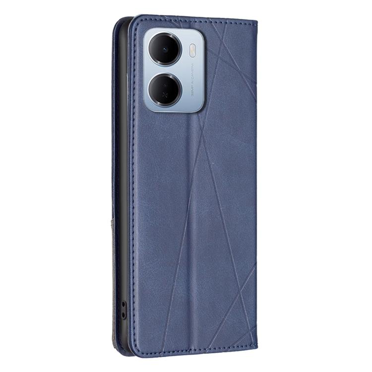 For Redmi 15a 5G Rhombus Texture Magnetic Leather Phone Case