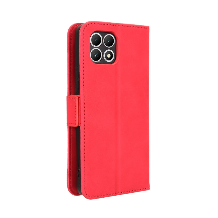 For T-Mobile Revvl 7 5G Skin Feel Calf Texture Card Slots Leather Phone Case