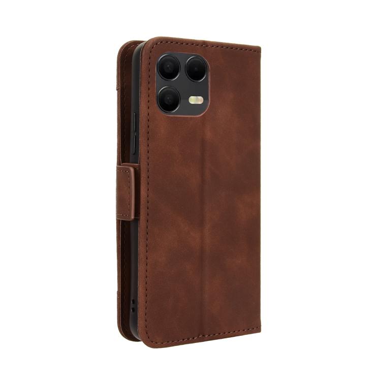 For T-Mobile Revvl 8 Pro 5G Skin Feel Calf Texture Card Slots Leather Phone Case