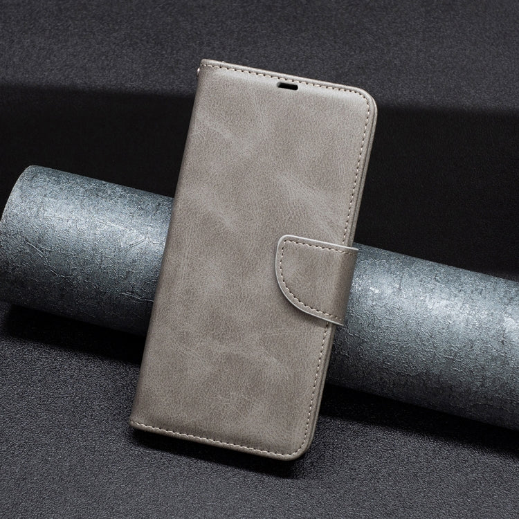 For Redmi 14C 4G Lambskin Texture Pure Color Flip Leather Phone Case
