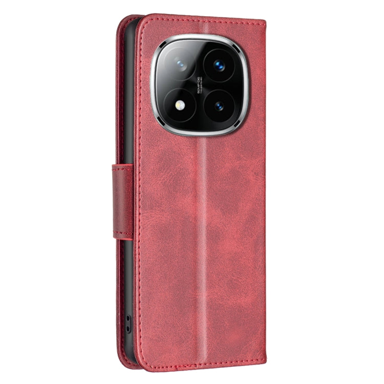 For Redmi Note 14 Pro 5G / Note 14 Pro+ 5G Lambskin Texture Pure Color Flip Leather Phone Case