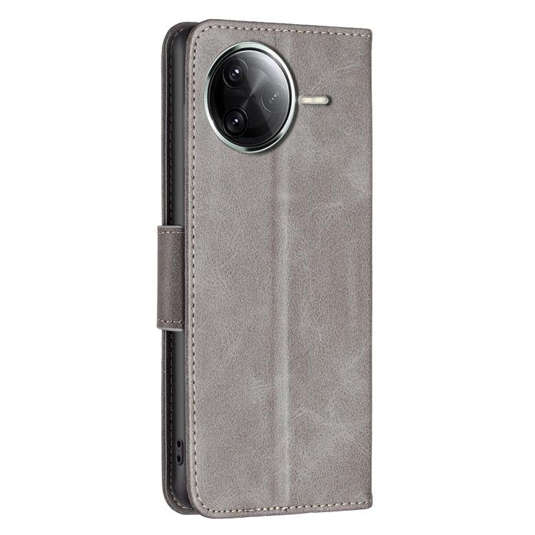 For Redmi K80 / K80 Pro Lambskin Texture Pure Color Flip Leather Phone Case