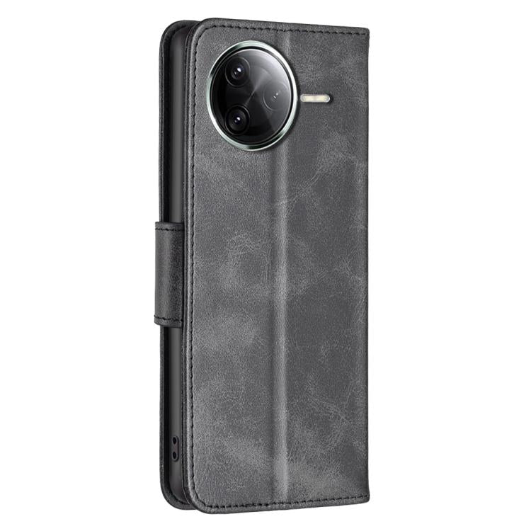 For Redmi K80 / K80 Pro Lambskin Texture Pure Color Flip Leather Phone Case