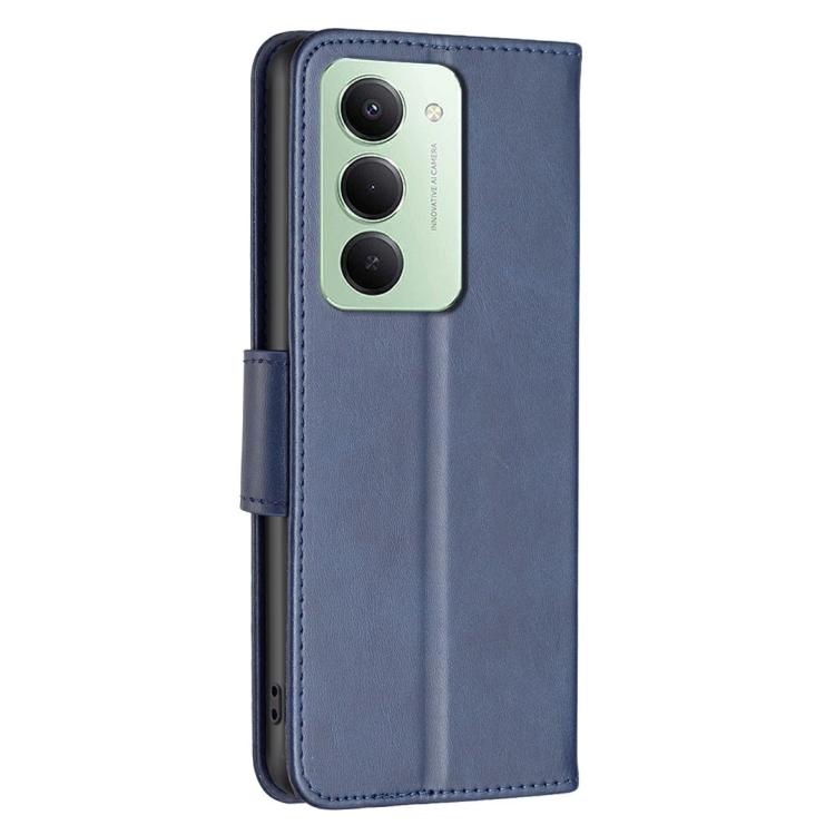 For Redmi 15 5G Global / 15 4G SEA 169.5mm Lambskin Texture Pure Color Flip Leather Phone Case