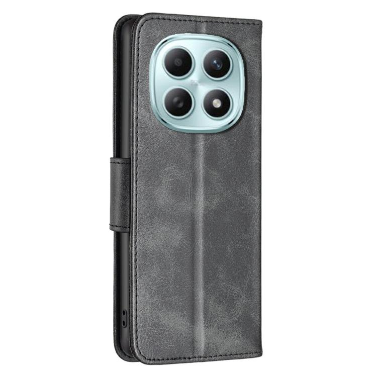 For Redmi Note 15 Pro 4G Global 163.2mm Lambskin Texture Pure Color Flip Leather Phone Case